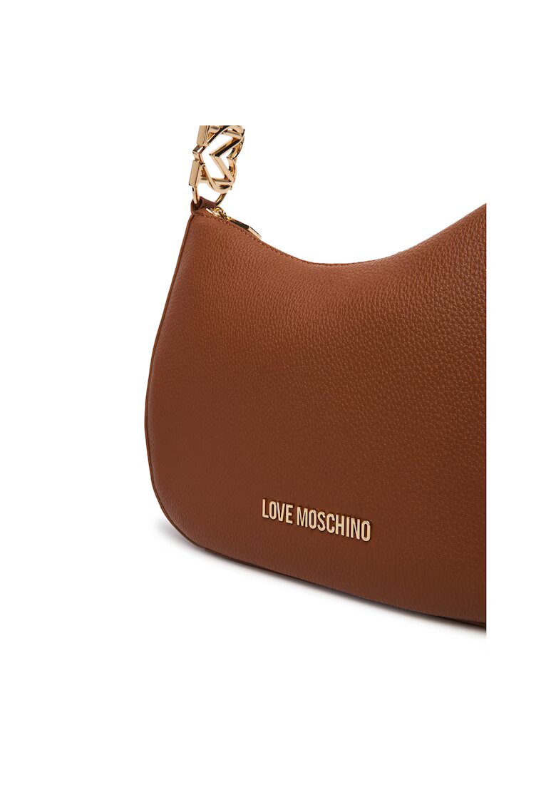 Love Moschino Дамска чанта - екологична кожа - кафява - Един размер INTL