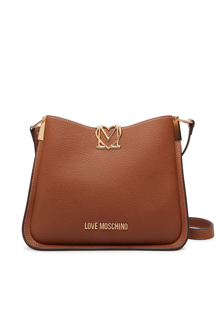 Love Moschino Дамска чанта - екологична кожа - кафява - Един размер INTL