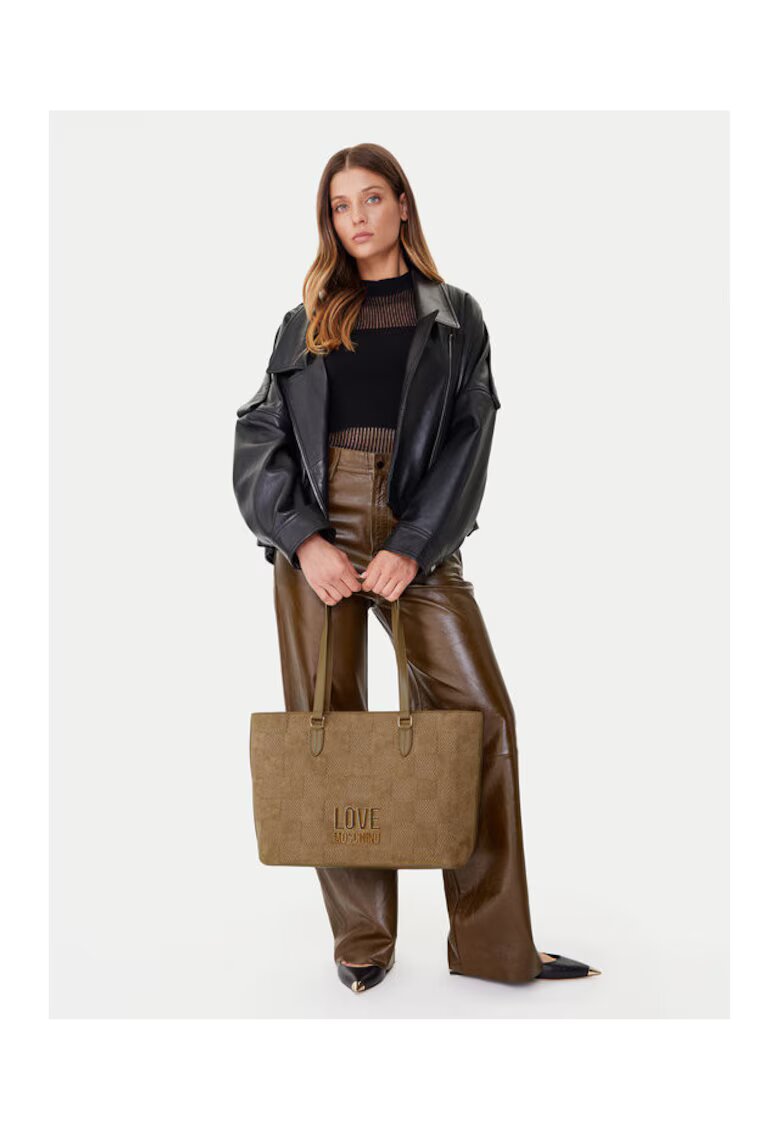 Love Moschino Дамска чанта Sabbia - Екологична кожа