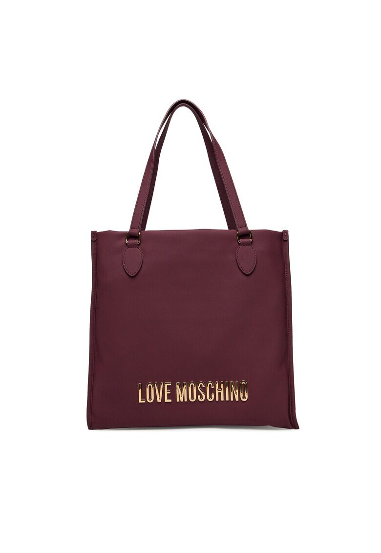 Love Moschino Дамска чанта Vino - екологична кожа - червена