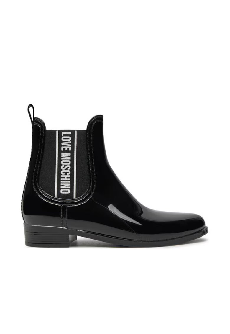 Love Moschino Дамски боти - каучук - черни