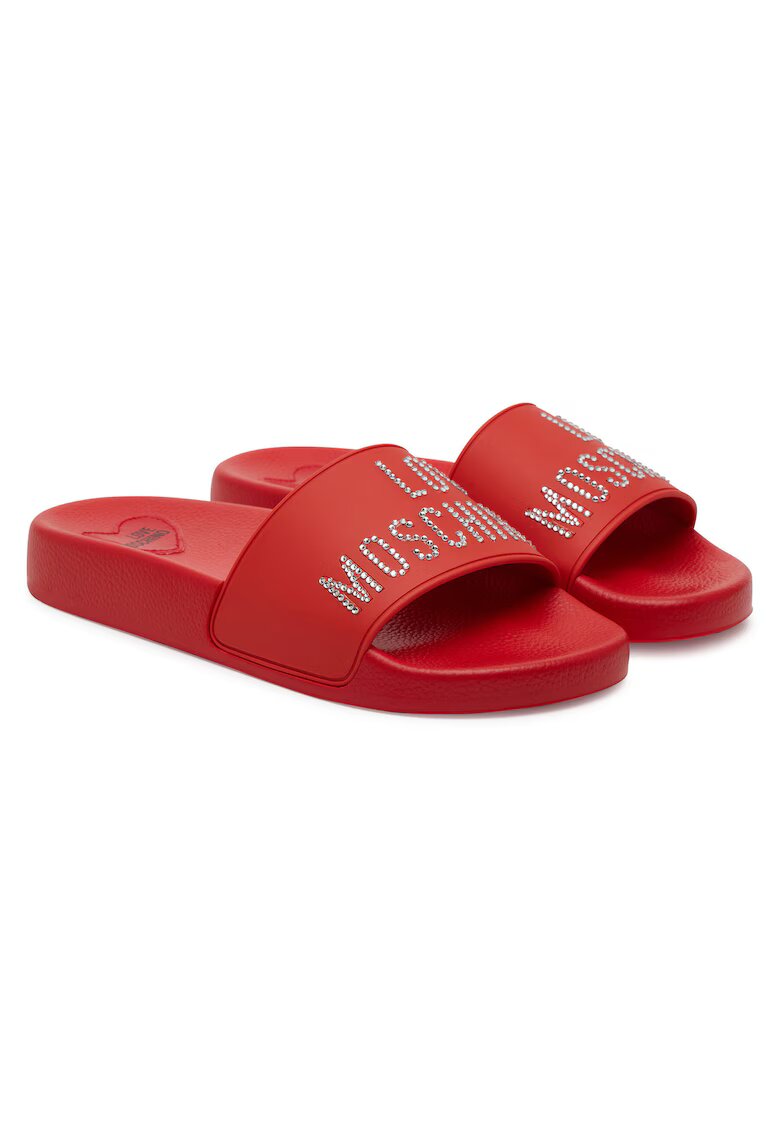 Love Moschino Дамски чехли червени