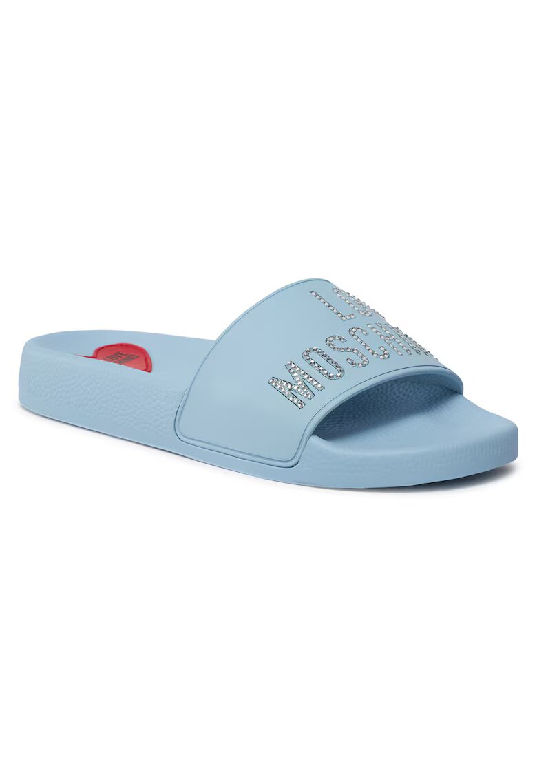 Love Moschino Дамски чехли - Cielo - син