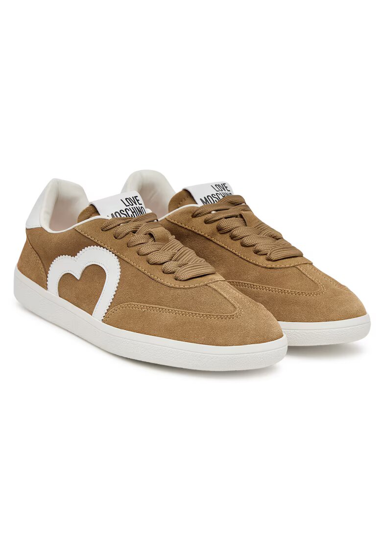 Love Moschino Дамски кецове JA15112G1NIG010440 - естествена кожа - кафяви