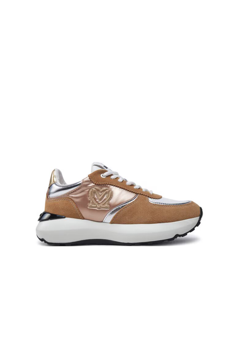 Love Moschino Дамски спортни обувки - JA15455G0LIN210A - текстил - кафяви