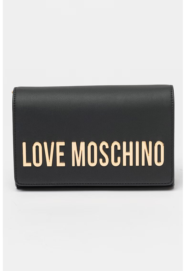 Love Moschino Клъч от еко кожа с лого