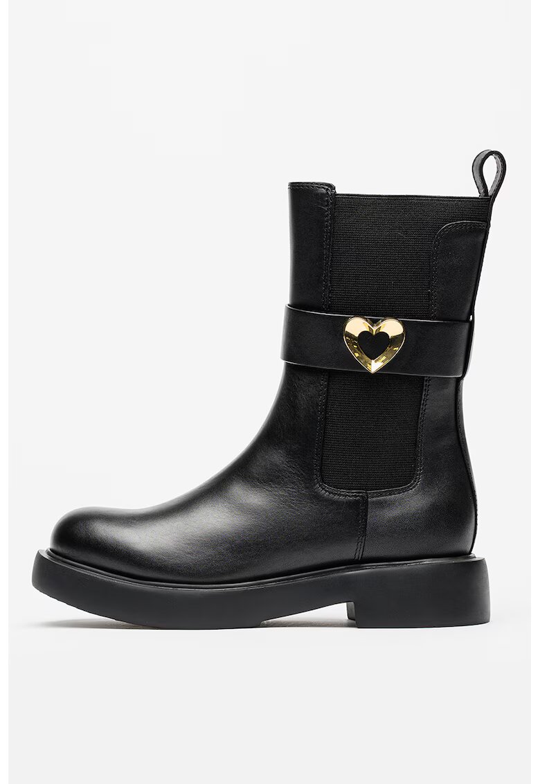 Love Moschino Кожени боти челси