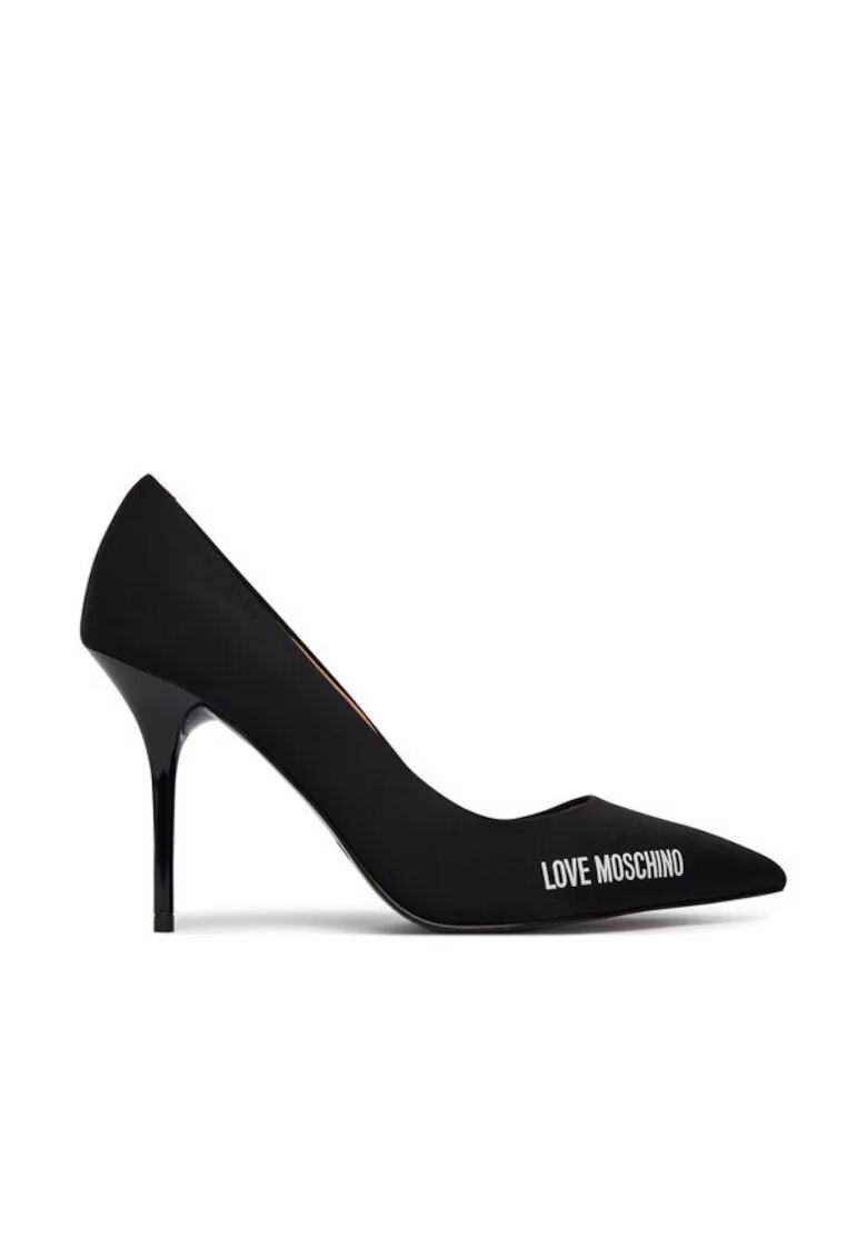 Love Moschino Обувки екологична кожа - черни