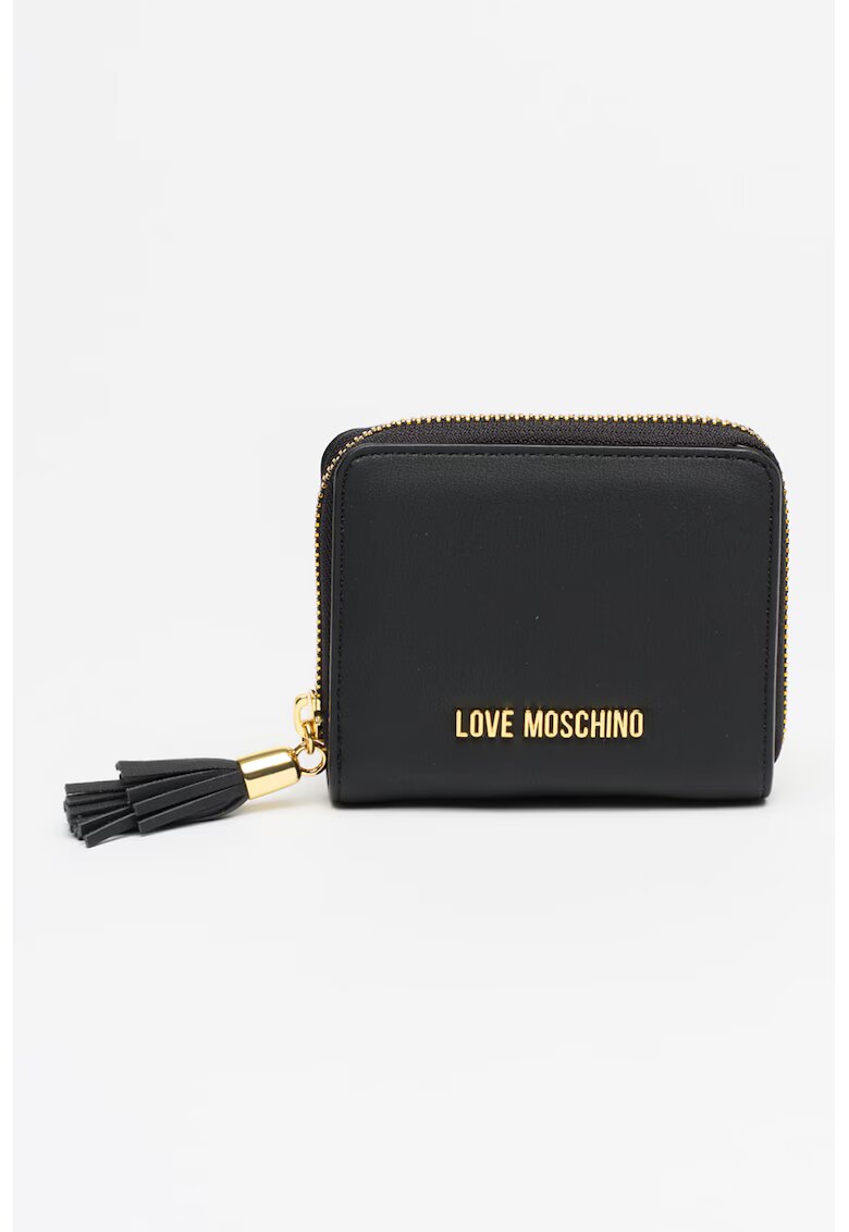 Love Moschino Портфейл от еко кожа с пискюл