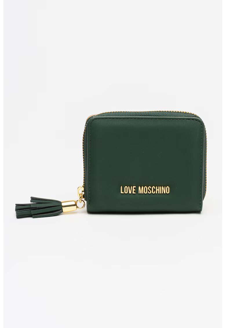 Love Moschino Портфейл от еко кожа с пискюл