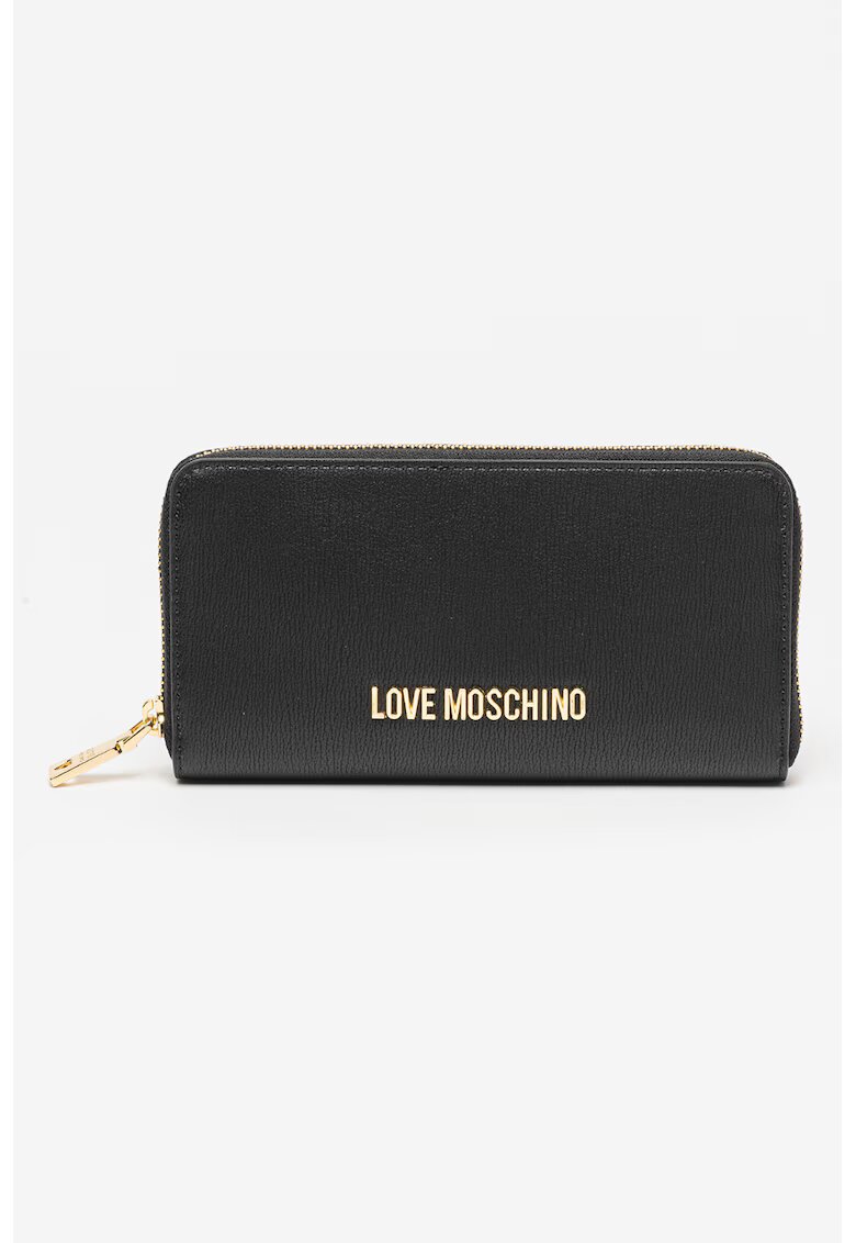Love Moschino Портфейл от екологична кожа с лого - 16899 - - 10x19.5x1.5