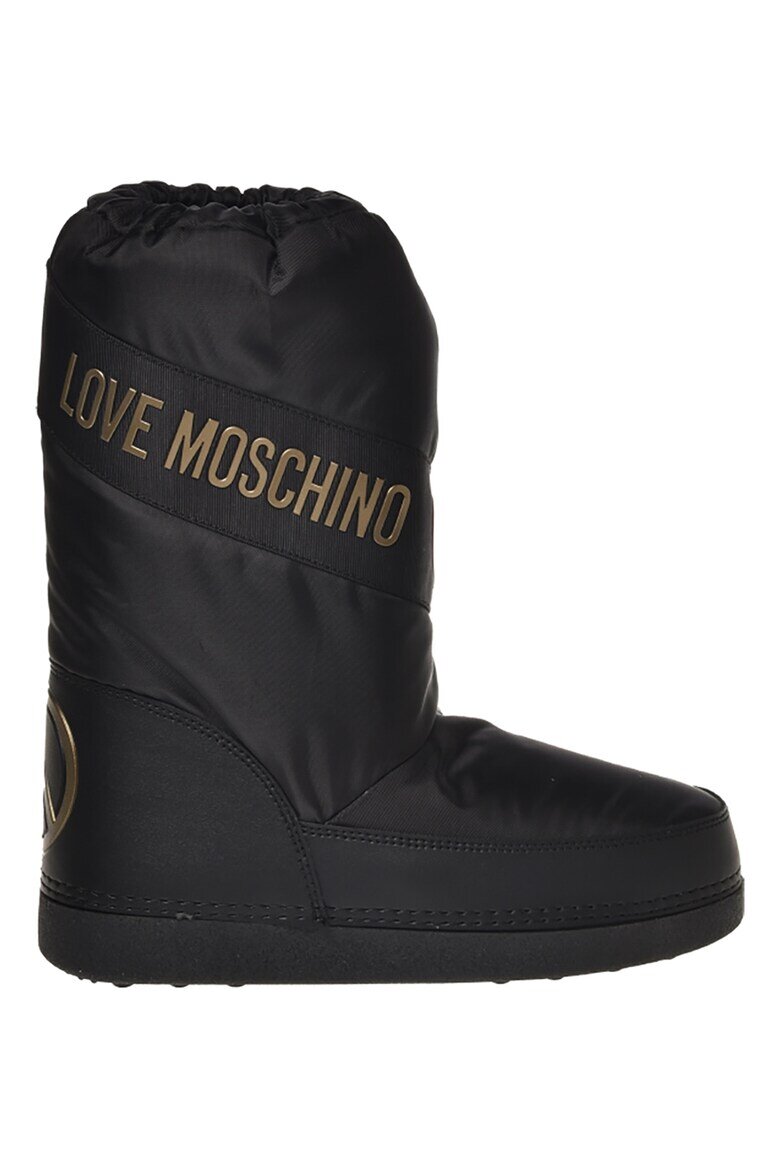 Love Moschino Зимни ботуши с халки за лесно обуване Червен/Черен