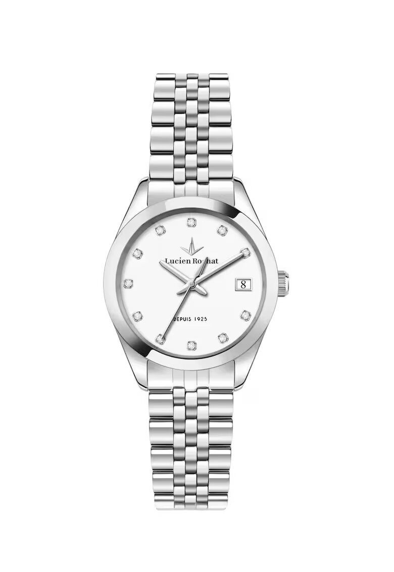 Lucien Rochat Часовник MADAME - стомана - диаманти - бял циферблат - 32mm размер