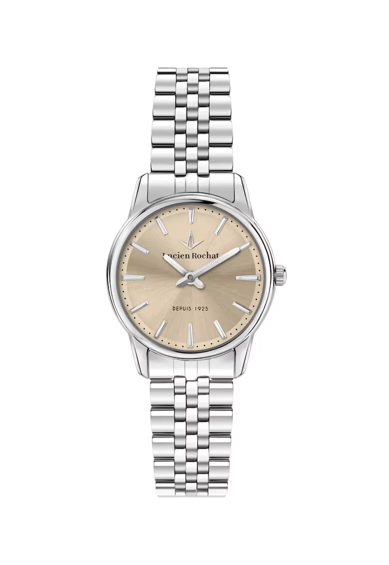 Lucien Rochat Дамски часовник ICONIC - кварцов - стоманен - бежов циферблат - 28mm