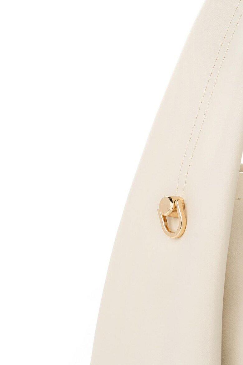 Lucky Bees Чанта от еко кожа с отделяща се презрамка Крем