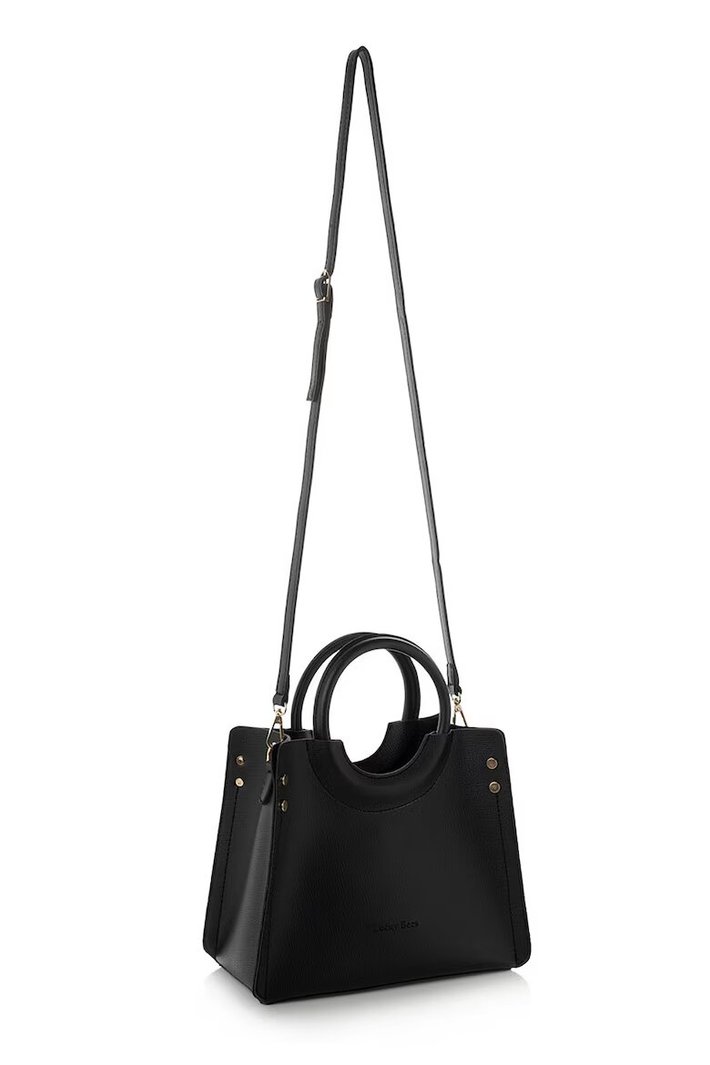 Lucky Bees Екологична кожена чанта crossbody 22x28x13