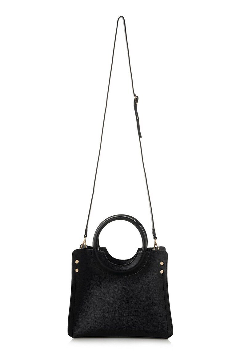 Lucky Bees Екологична кожена чанта crossbody 22x28x13