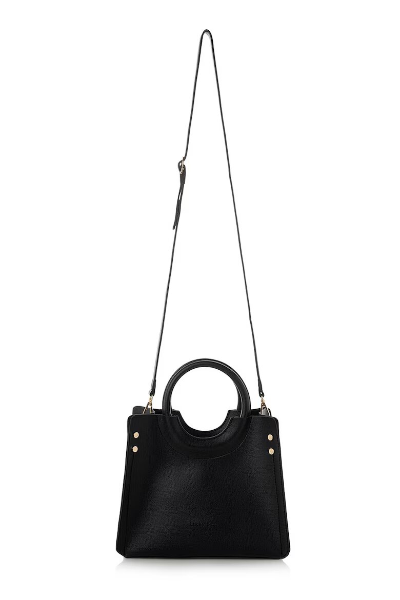Lucky Bees Екологична кожена чанта crossbody 22x28x13