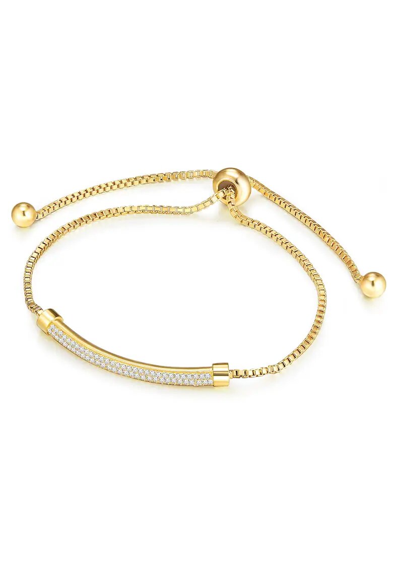 Lulu  Jane Гривна с покритие от 14k злато с циркони