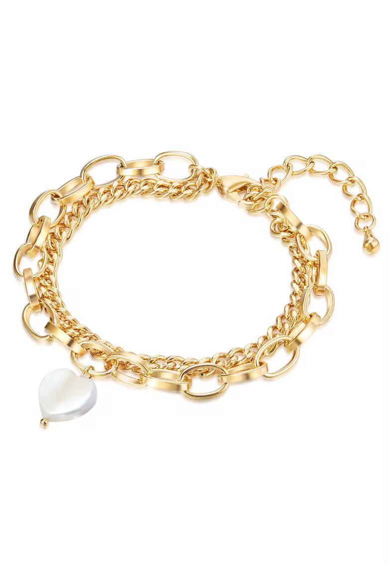 Lulu  Jane Гривна с покритие от 14K злато със седеф