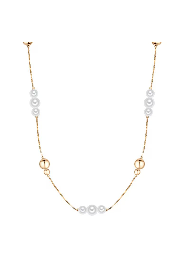 Lulu  Jane Колие с покритие от 14K злато с перли