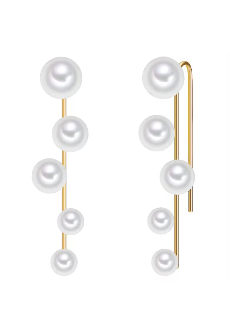 Lulu  Jane Обеци 22513 с покритие от 14K злато с перли
