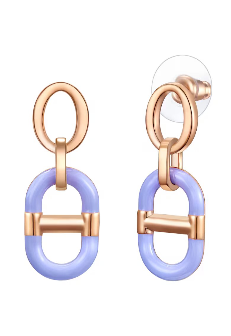 Lulu  Jane Обеци 32099 с покритие от 14K злато и емайл
