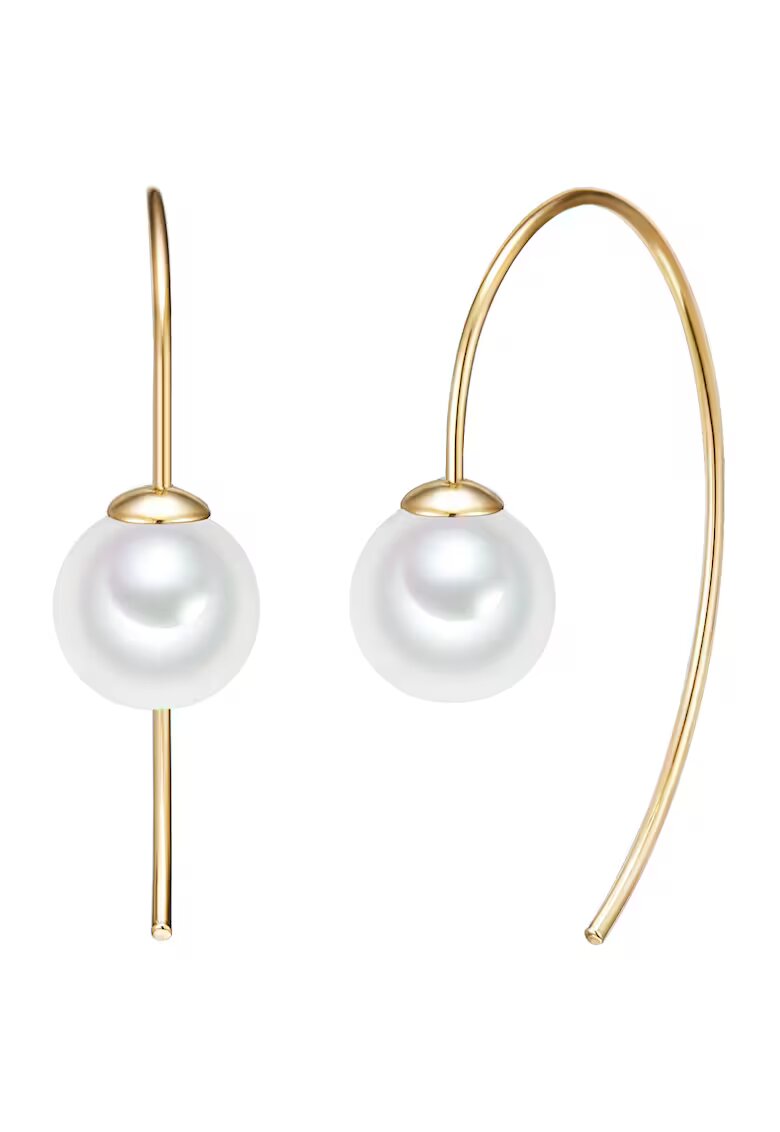 Lulu  Jane Обеци с покритие от 14K злато и перли