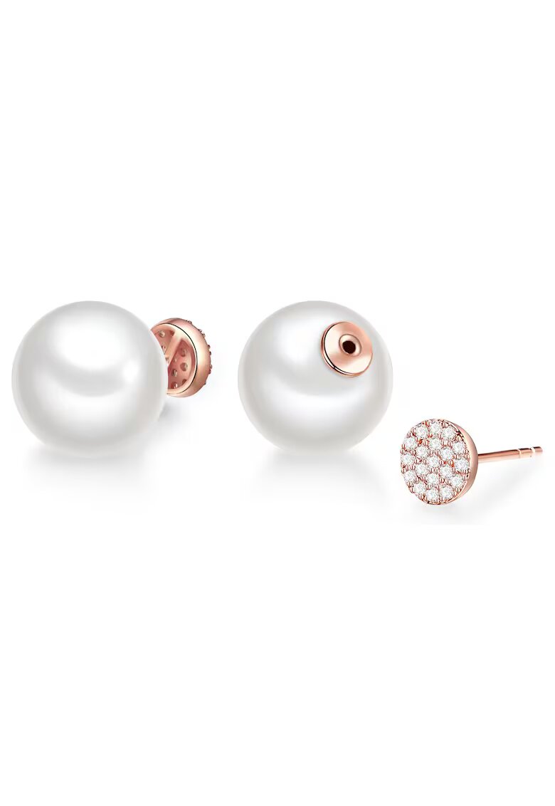 Lulu  Jane Обеци с покритие от 14K злато и перли