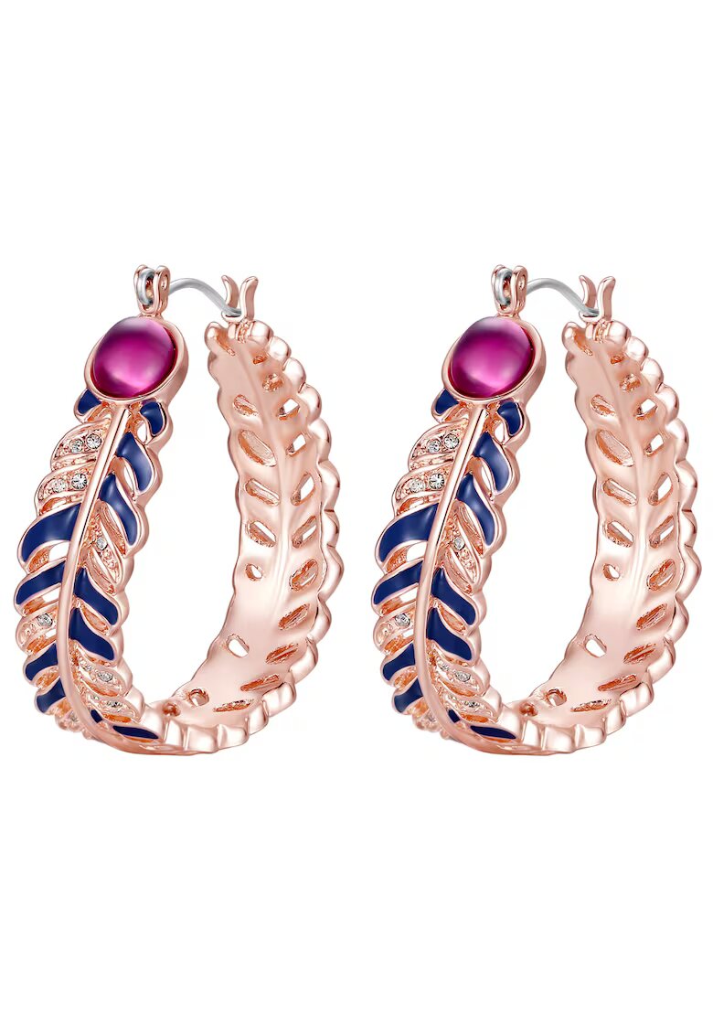 Lulu  Jane Обеци с покритие от 14K злато с кристали