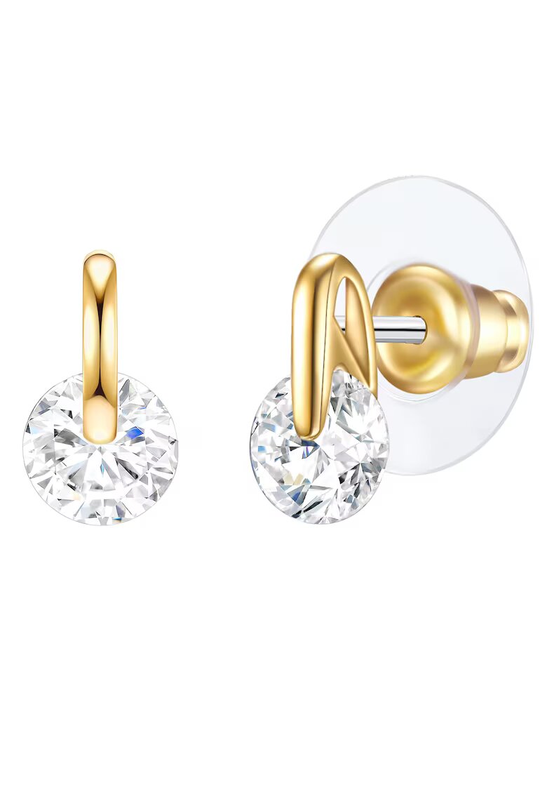 Lulu  Jane Обеци с покритие от 14K злато с циркони