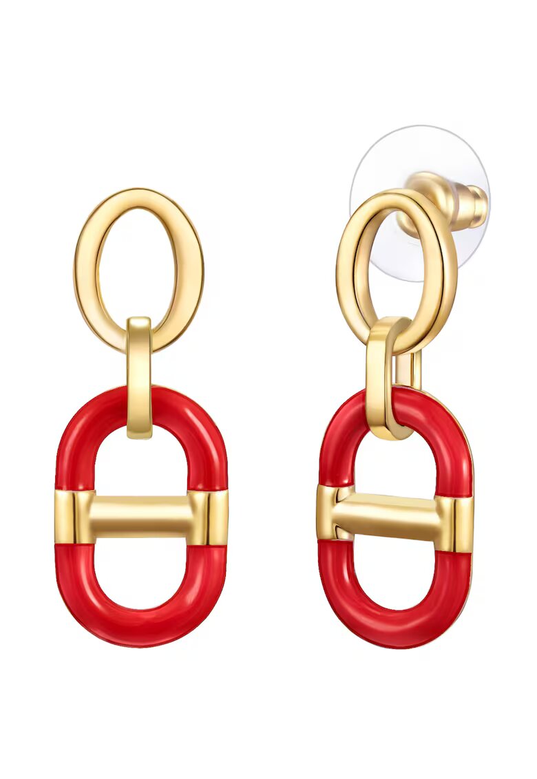 Lulu  Jane Обеци с покритие от 14K злато - Златист/Жълт