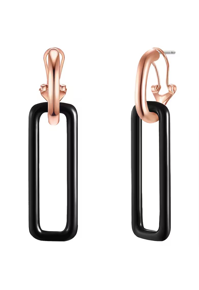 Lulu  Jane Обеци тип халки с покритие от 14K злато