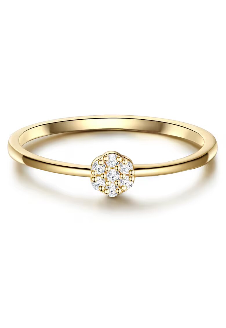 Lulu  Jane Пръстен с 14K златно покритие и циркони