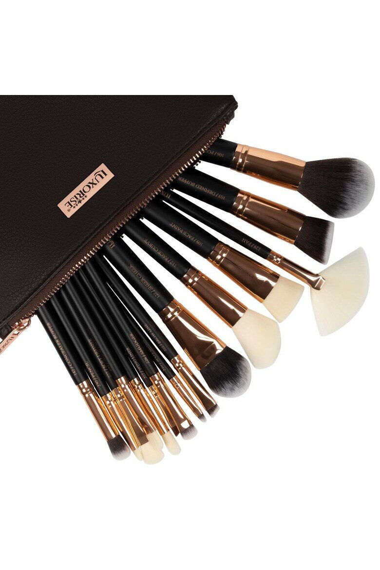 Luxorise Комплект 15 четки за грим Brilliance Copper