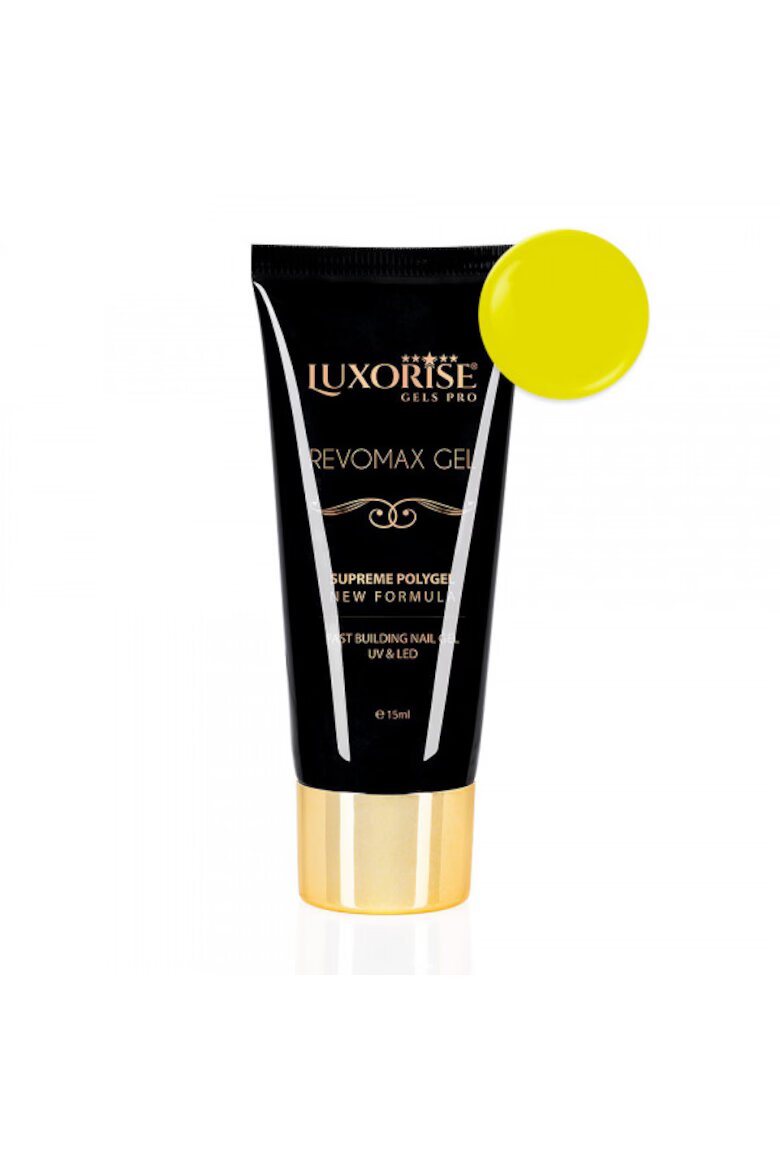 Luxorise Полигел за нокти REVOMAX GEL Neon Yellow 15мл