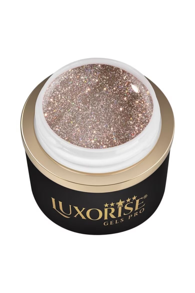 Luxorise RevoFlex Disco UV гел за екстеншъни на нокти 15 мл Glam Gold