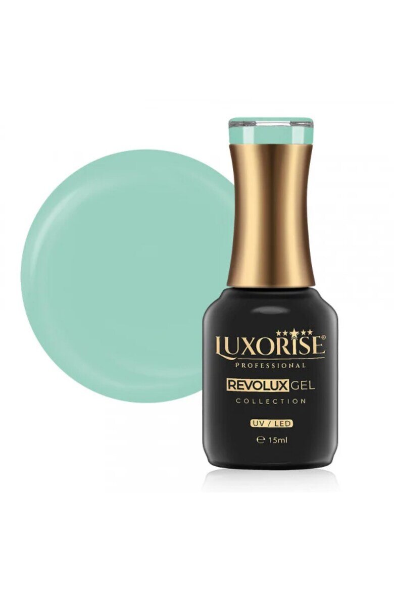 Luxorise Revolux полупостоянен лак за нокти - зелена мъгла 15 ml