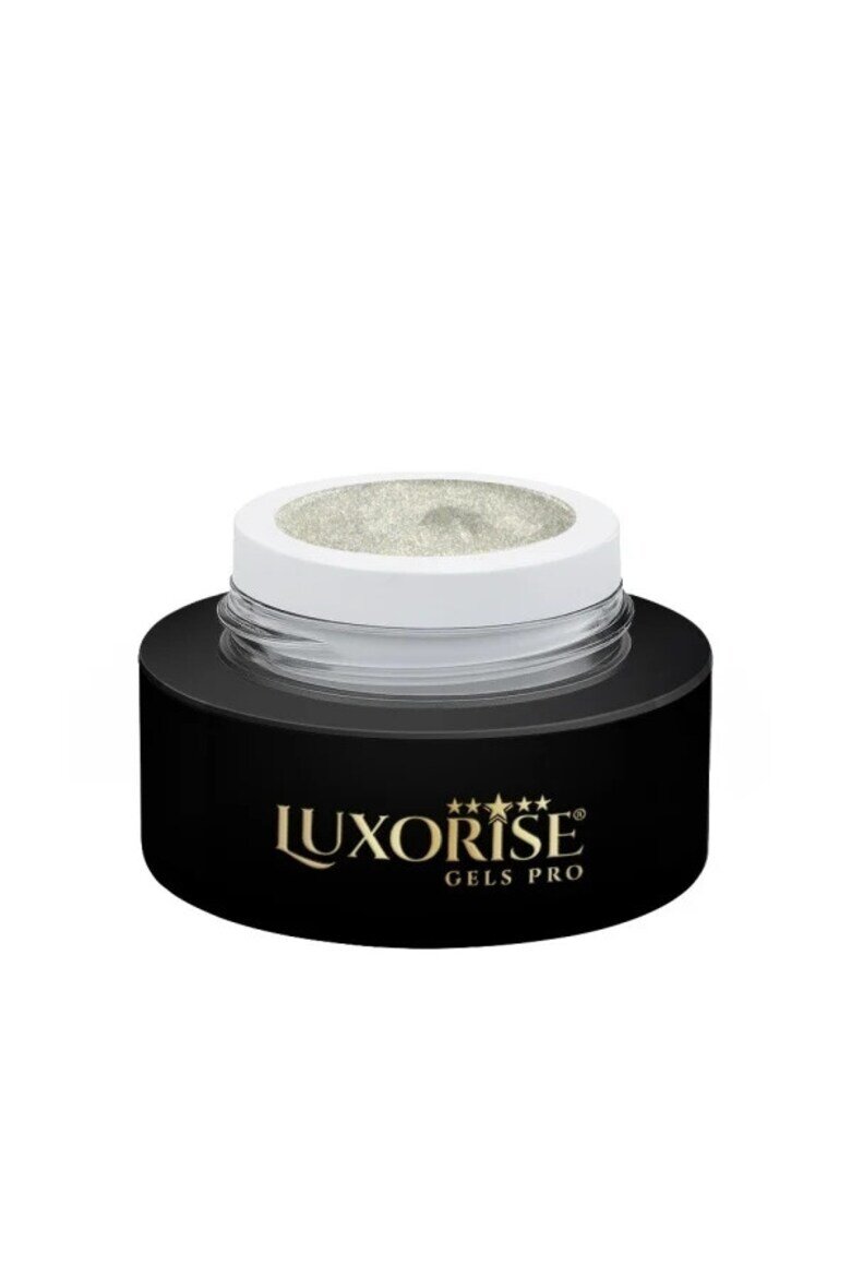 Luxorise UV гел за нокти Babyboomer Cushion Ombre Chrome - Gold Infused 2ml