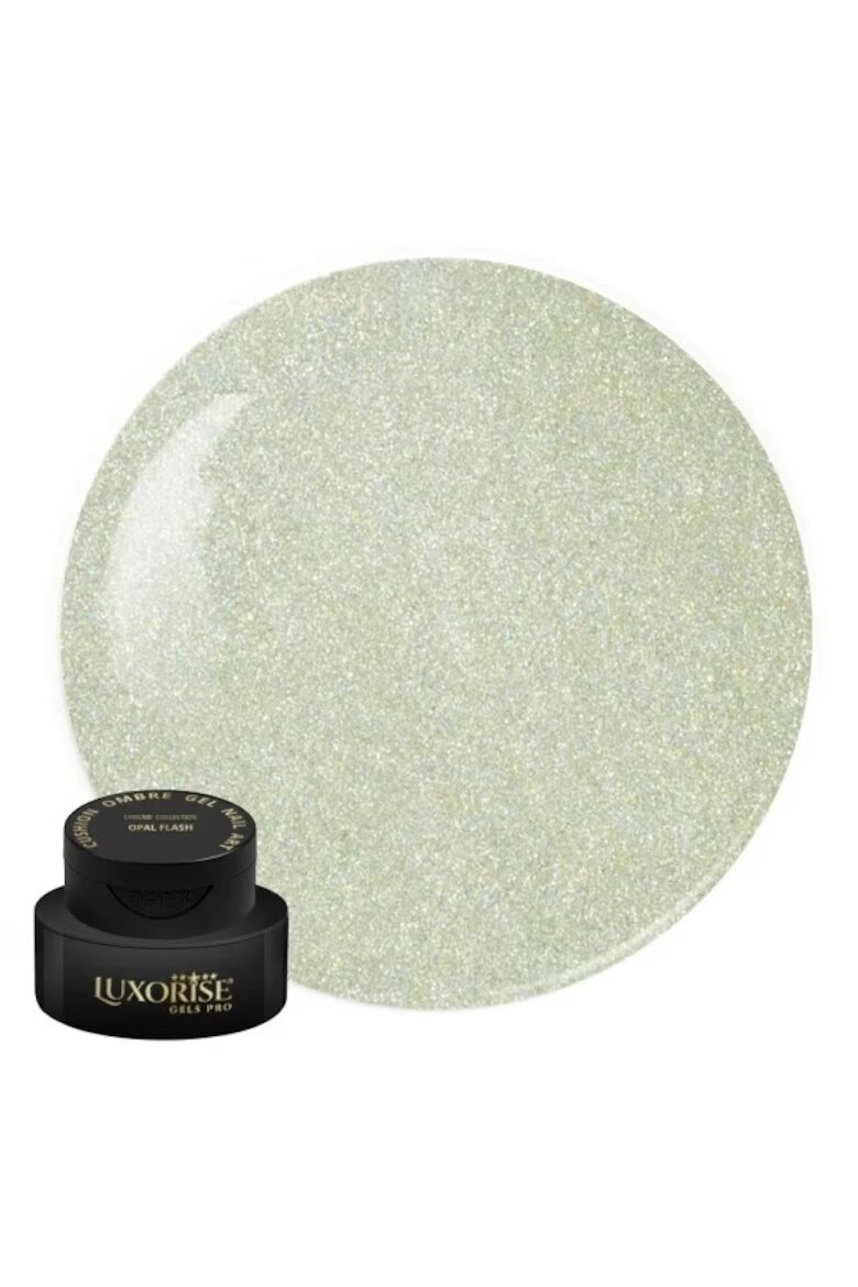 Luxorise UV гел за нокти Babyboomer Cushion Ombre Chrome - Opal Flash 2ml