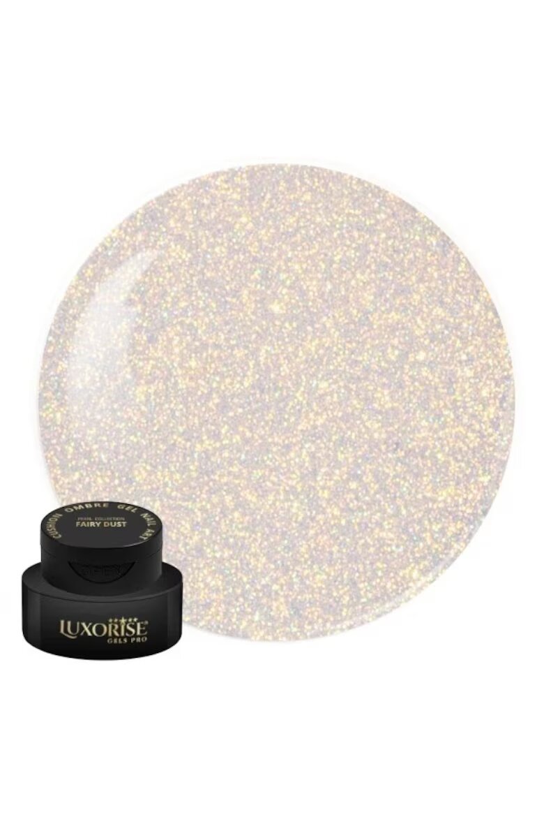 Luxorise UV гел за нокти Babyboomer Cushion Ombre Pearl - Fairy Dust 2ml