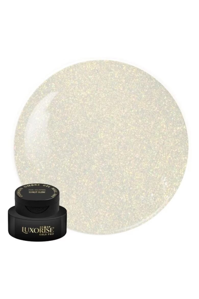 Luxorise UV гел за нокти Babyboomer Cushion Ombre Pearl - Sunlit Glow 2 мл