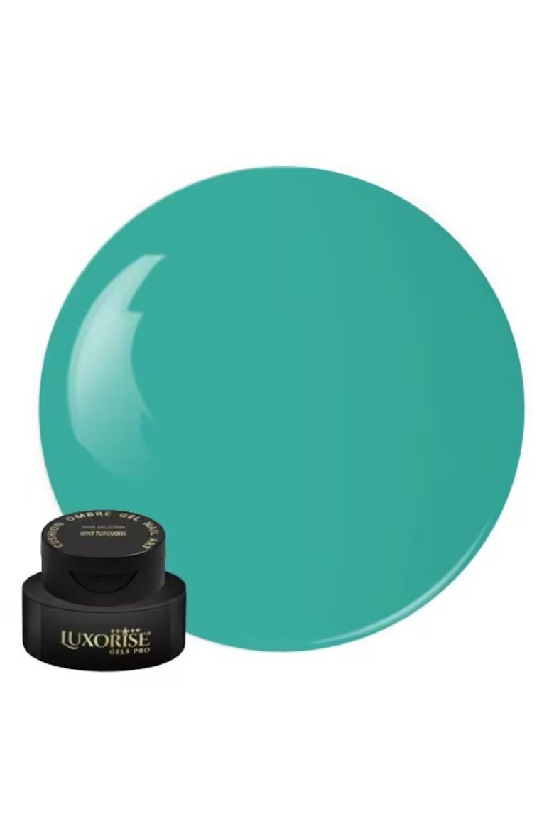 Luxorise UV гел за нокти Babyboomer Cushion Ombre Prime - ментово тюркоазено 2мл
