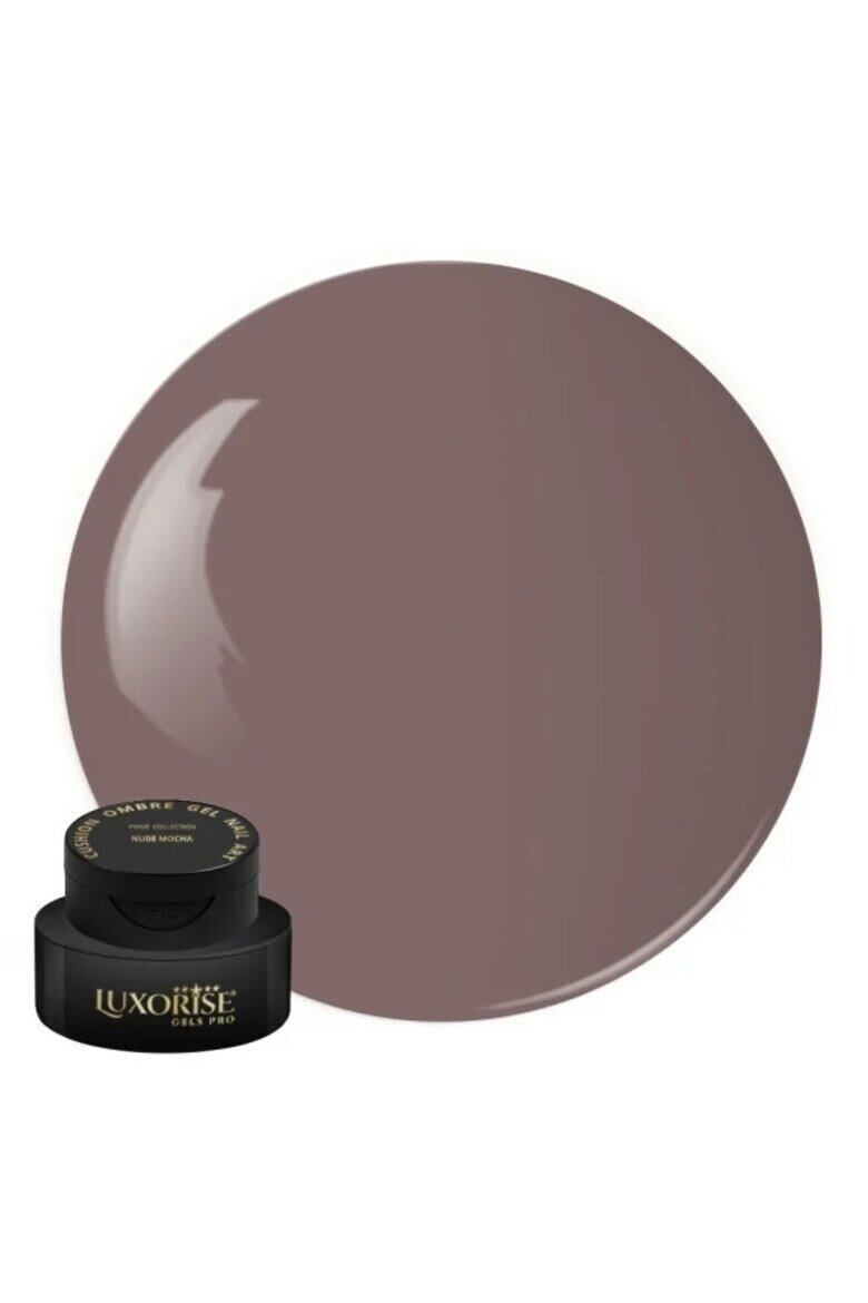 Luxorise UV гел за нокти Babyboomer Cushion Ombre Prime - Nude Mocha 2 мл