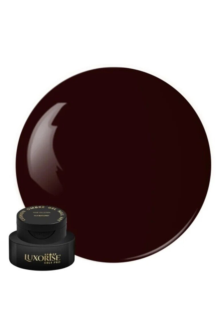 Luxorise UV гел за нокти Babyboomer Cushion Ombre Velvet - Rich Burgundy 2мл