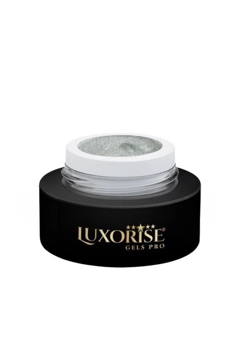 Luxorise UV гел за нокти Gel UV Nail Art Babyboomer Cushion Ombre Chrome - Сребърни шепоти 2мл