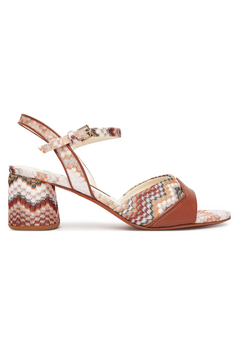 M Missoni Дамски сандали - Wave Brown - Текстил