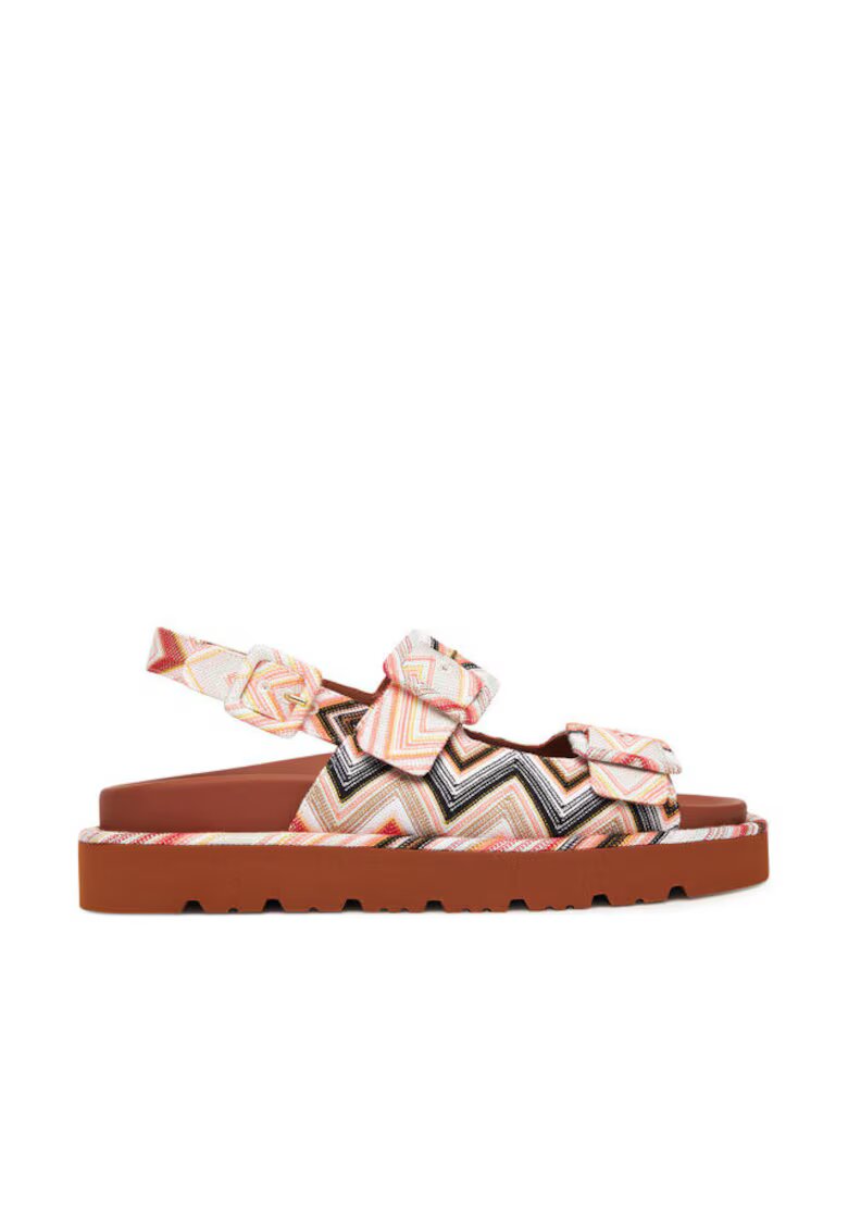 M Missoni Дамски сандали - Wave Pink - Многоцветни - Текстил