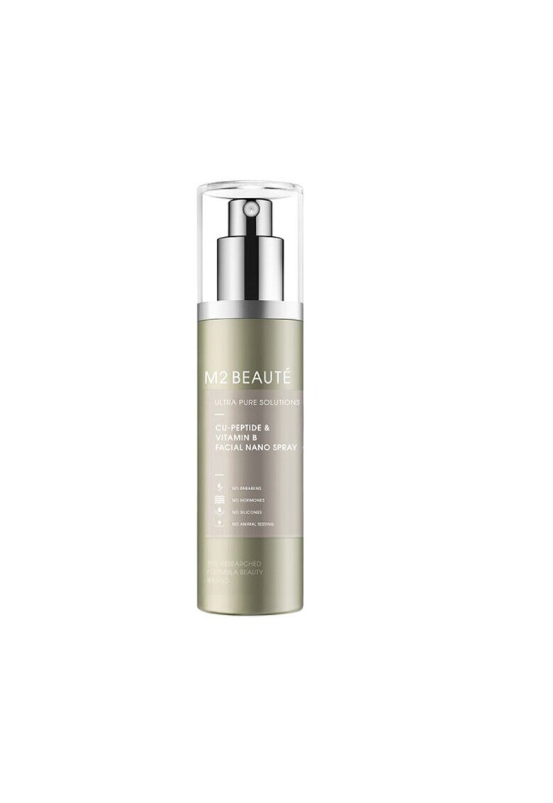 M2 Beauté Спрей за третиране на кожата Ultra Pure Solutions Cu-Peptide & Vitamin B - 75 ml