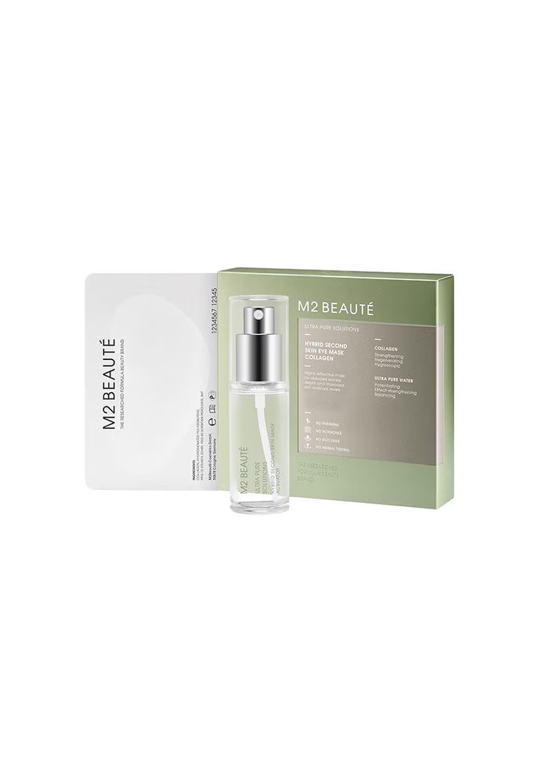 M2 Beauté Ultra Pure Solutions комплект за терапия - Спрей за кожа 30 ml + Маска за очи 7x2 бр